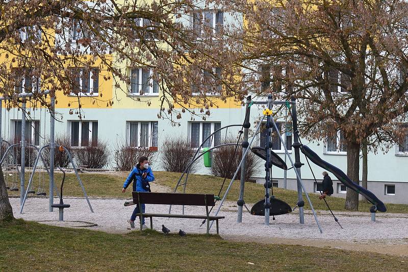 Plzeň - Dětské hřiště v zadních Skvrňanech