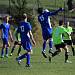 I. B třída, skupina B (15. kolo): SK Bolešiny (na snímku fotbalisté v modrých dresech) - TJ Sokol Štěnovice (zelení) 4:0.