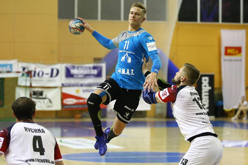 Semifinále play off házené - Talent Plzeň x Jičín.