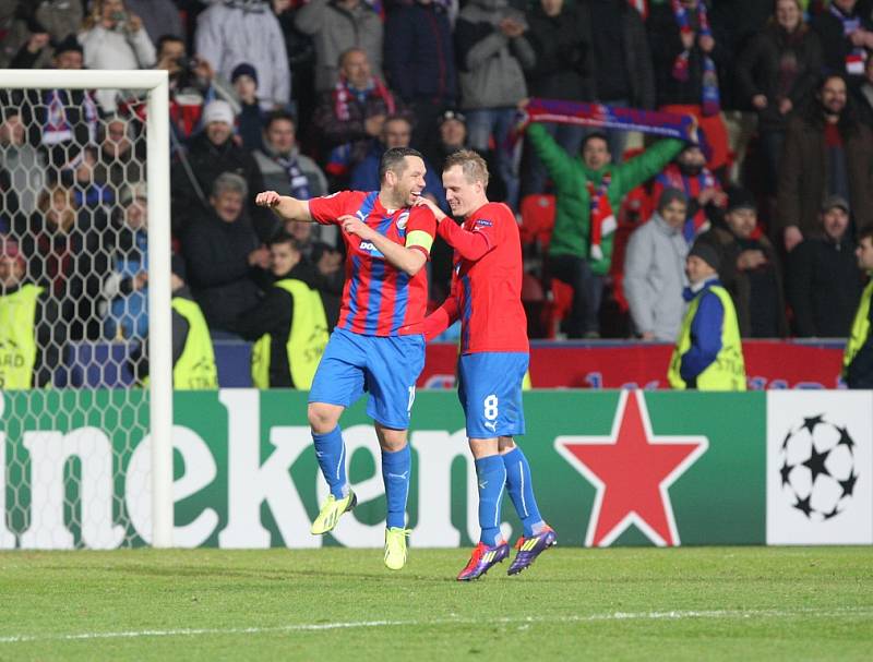 Hráči FC Viktoria Plzeň měli důvod k oslavám