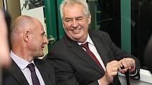 Prezident Miloš Zeman ve Škodě Transportation