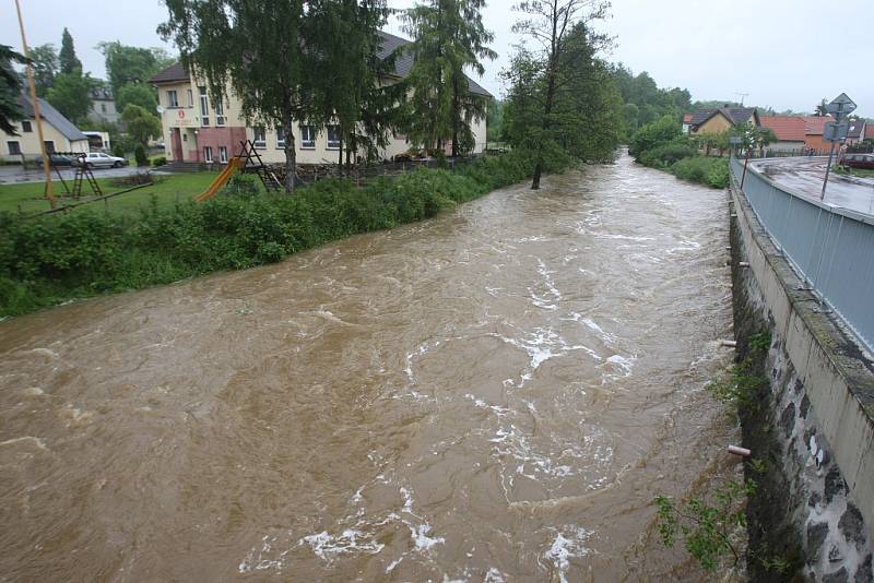 Povodně v Plzni - Spálené Poříčí