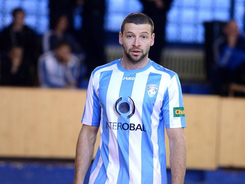 IV. zápas čtvrtfinále play off Chance futsal ligy: SK Interobal Plzeň - SK Slavia Praha 1:6 (0:2), 29. dubna 2016.