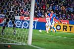 Fotbalisté Viktorie Plzeň remizovali v ligovém šlágru s pražskou Slavií 1:1 před zaplněným hledištěm.