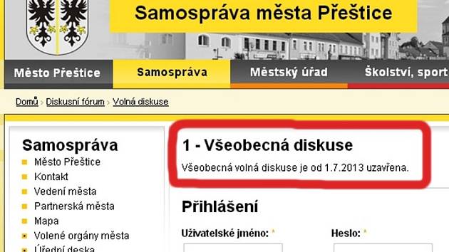 Všeobecnou volnou diskusi zastupitelé Přeštic zrušili kvůli vlně anonymních vulgárních příspěvků