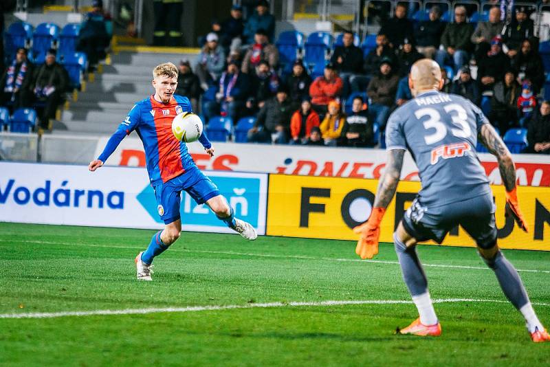 Z utkání 14. kola fotbalové FORTUNA:LIGY Viktoria Plzeň - Sigma Olomouc 0:0 (6. 11. 2021).