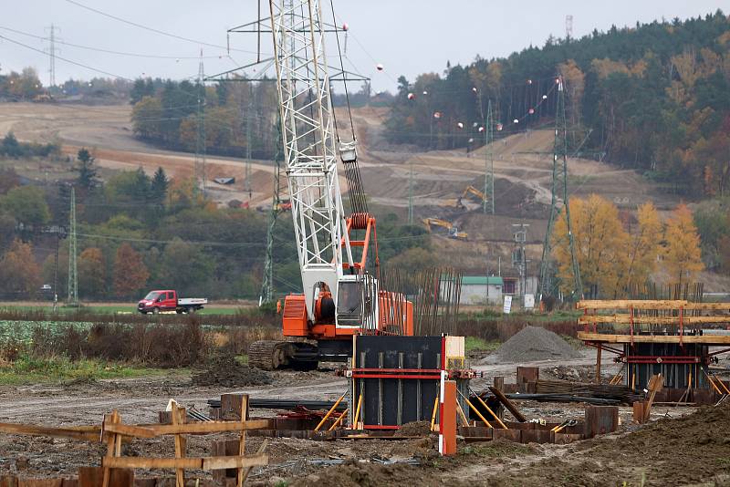 Skvrňany pohled na část Radčice