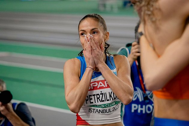 Tereza Petržilková ve finále čtvrtky na HME v Istanbulu.