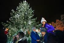 Ilustrační foto: Rozsvícení vánočního stromu v Plzni v roce 2019