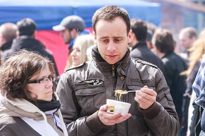Festival polévky v Plzni.
