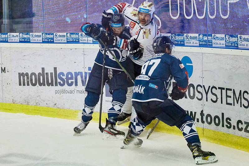 Z utkání 57. kola hokejové extraligy Škoda Plzeň - Rytíři Kladno