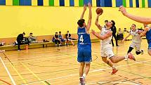 Basketbalisté v utkání s rezervou USK Praha.