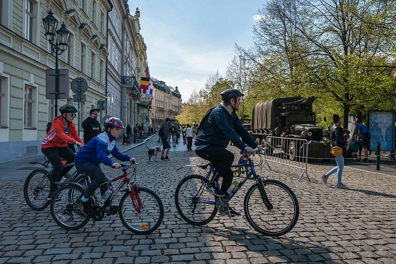 Slavnosti svobody v sadovém okruhu a na náměstí Republiky v Plzni.