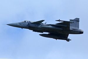 Na nebi v Plasích se při Dni ve vzduchu opět objeví i stíhačky Jas 39 Gripen vzdušných sil armády ČR.