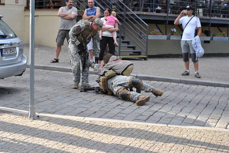 Populární zombie walk má za sebou další ročník. Na sto třicet účastníků prošlo Plzní, přímo během Dne Meliny Mercouri.  