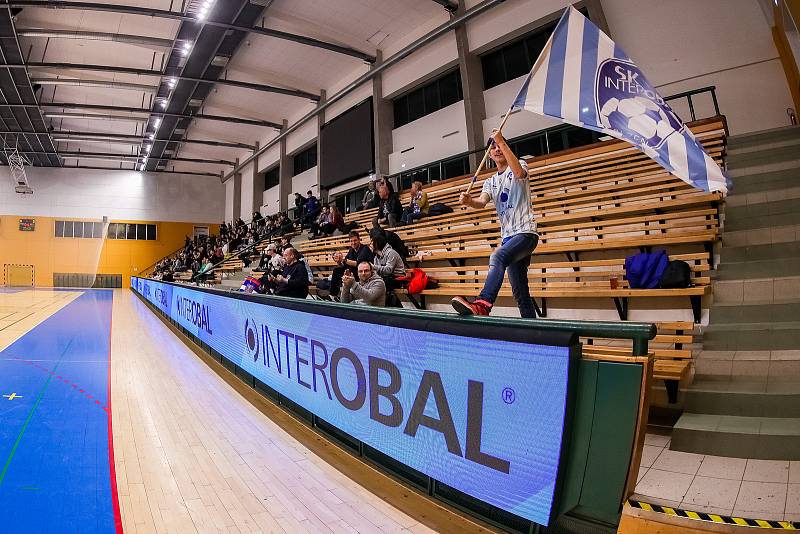 1. Futsal liga (17. kolo): SK Interobal Plzeň - 1. FC Nejzbach Vysoké Mýto 27:0.