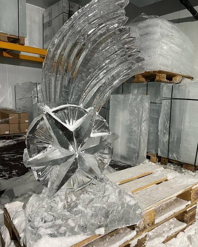 Výroba ledových soch