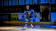 HC Meteor Třemošná (modří) vs. HC Rokycany 4:3 (2. finále play-off krajské hokejové ligy).