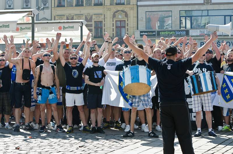 Fanoušci Željezničaru Sarajevo prošli Plzní