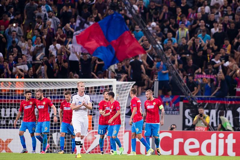 Ze zápasu FCSB - FC Viktoria Plzeň