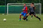 9. kolo ČLD U19: FC Viktoria Plzeň U19 B (na snímku fotbalisté v červenomodrých dresech) - SK Dynamo České Budějovice U19 B 3:0 (1:0).