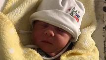 Richard Choura (2800 g) přišel na svět 6. prosince 2021 v Karlovarské nemocnici. Na světě svého prvorozeného syna přivítali maminka Barbora a tatínek Jakub z Karlových Varů.