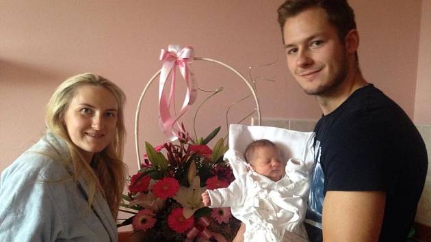 Marek Mazanec si při krátké návštěvě v Plzni užil   chvilky s přítelkyní i novorozenou dcerou Nelly