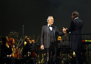 Koncert Plzeňské filharmonie s Andreou Boccelim ve Vídni (foto: Václav Kapusta)