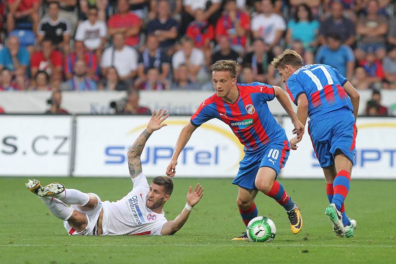 Utkání třetího předkola Ligy mistrů mezi Viktorií Plzeň a FC Sport Bukurešť skončilo 1:4.