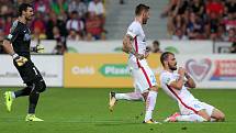 Utkání třetího předkola Ligy mistrů mezi Viktorií Plzeň a FC Sport Bukurešť skončilo 1:4.