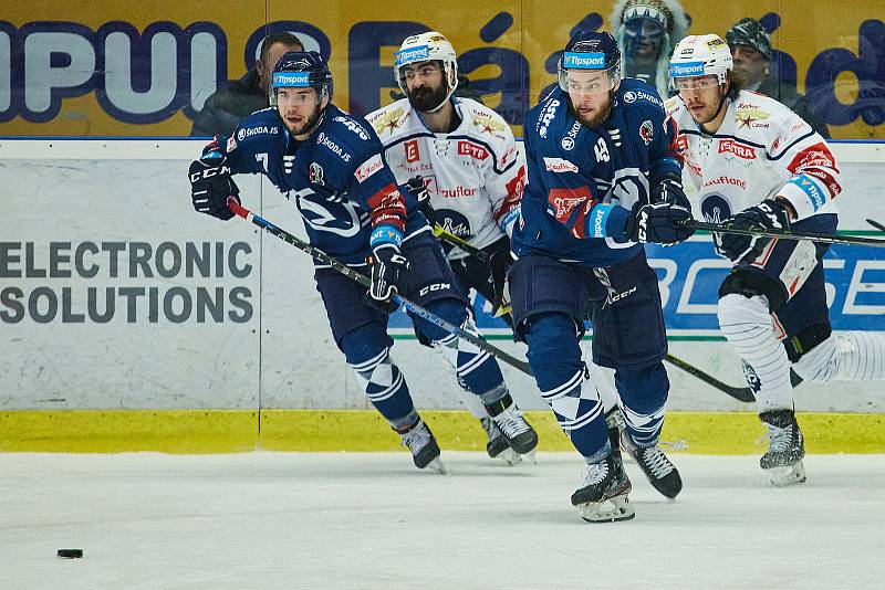 Z utkání 57. kola hokejové extraligy Škoda Plzeň - Rytíři Kladno