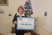 Martina Hudecová z Chotěšova vyhrála 100 tisíc korun v soutěži „Předplať a vyhraj!“, kterou pro předplatitele svých titulů pořádá vydavatelství VLTAVA LABE MEDIA.