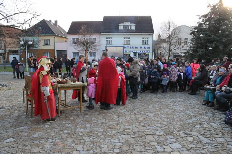 Živý betlém ve Spáleném Poříčí