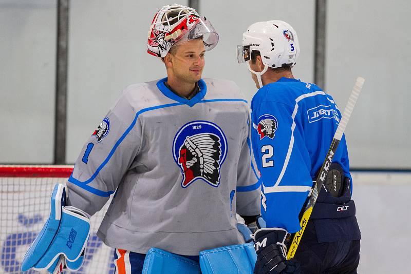 Hokejisté HC Škoda Plzeň odstartovali přípravu na ledě. Na snímku posila Miroslav Svoboda.