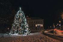 Vánoční strom v Chotěšově
