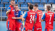 Sigma Olomouc (v modrém) - Viktoria Plzeň 2:3, 10. září 2022.