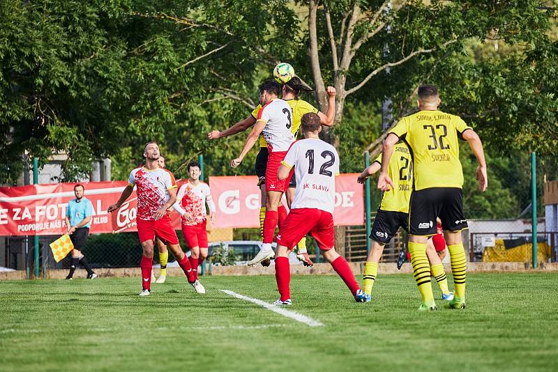 2. kolo KPM: TJ Sokol Lhota (žlutí) - SK Slavia Vejprnice 3:2.