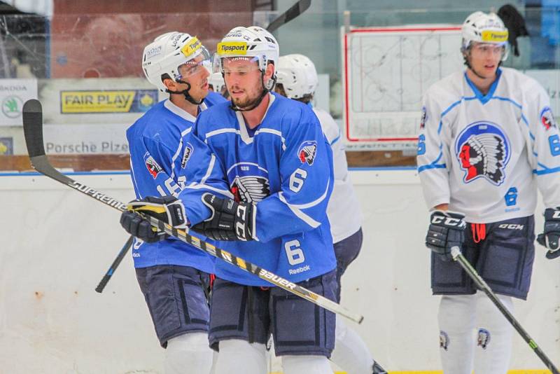 Hokejisté HC Škoda Plzeň vyjeli v rámci letošní přípravy poprvé na led.