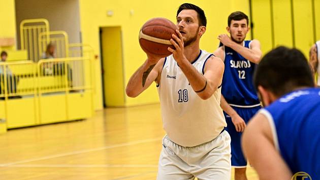 Basketbalisté Plzně v souboji s Litoměřicemi.