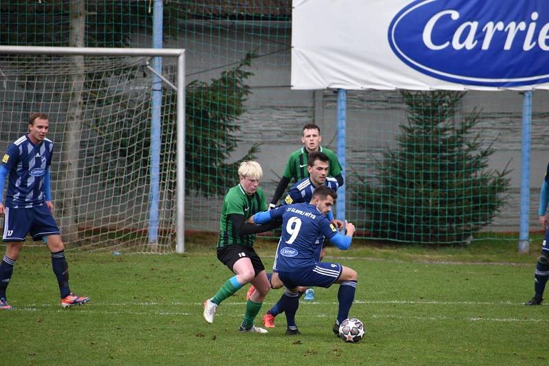 20. kolo FORTUNA divize A: Slavoj Mýto - FC Rokycany 1:4.