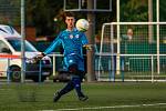 9. kolo ČLD U19: FC Viktoria Plzeň U19 B (na snímku fotbalisté v červenomodrých dresech) - SK Dynamo České Budějovice U19 B 3:0 (1:0).