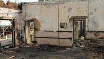 Po požáru Hostince U Mechů v severoplzeňské Nevřeni zbyla spoušť