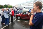 Plzeňští odboráři se chystají na demonstraci do Prahy.