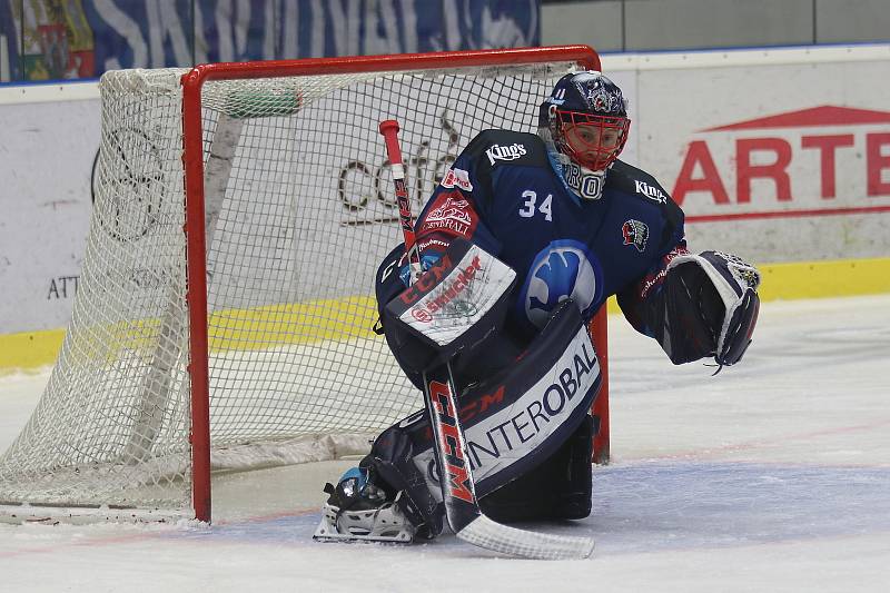 Kladno (v bílém) hostilo v hokejové extralize Plzeň.