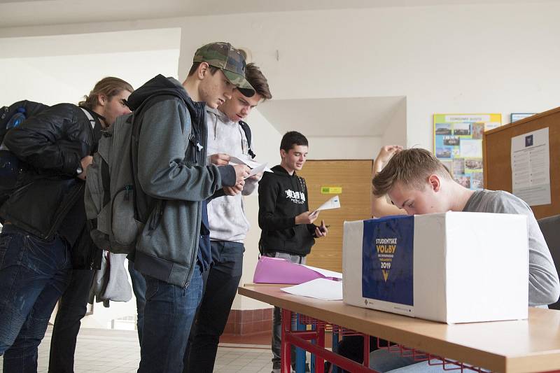 Studentské volby do Evropského parlamentu 2019 - Gymnázium Luďka Pika.