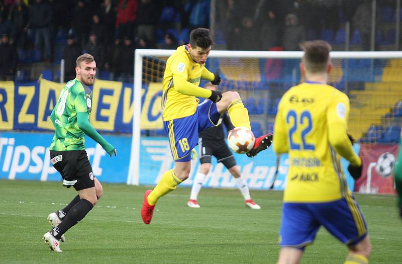 Fotbalisté Zlína ve 21. kole HET ligy v neděli doma hostili Plzeň.