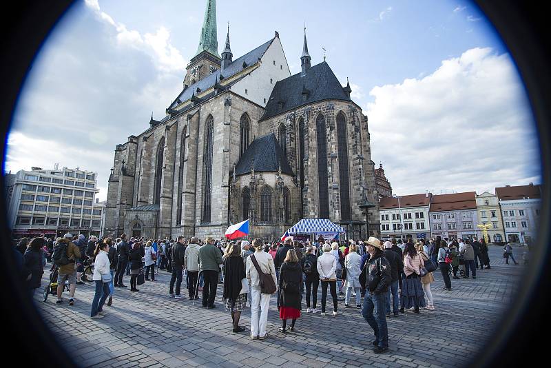 Milion chvilek pro demokracii v Plzni