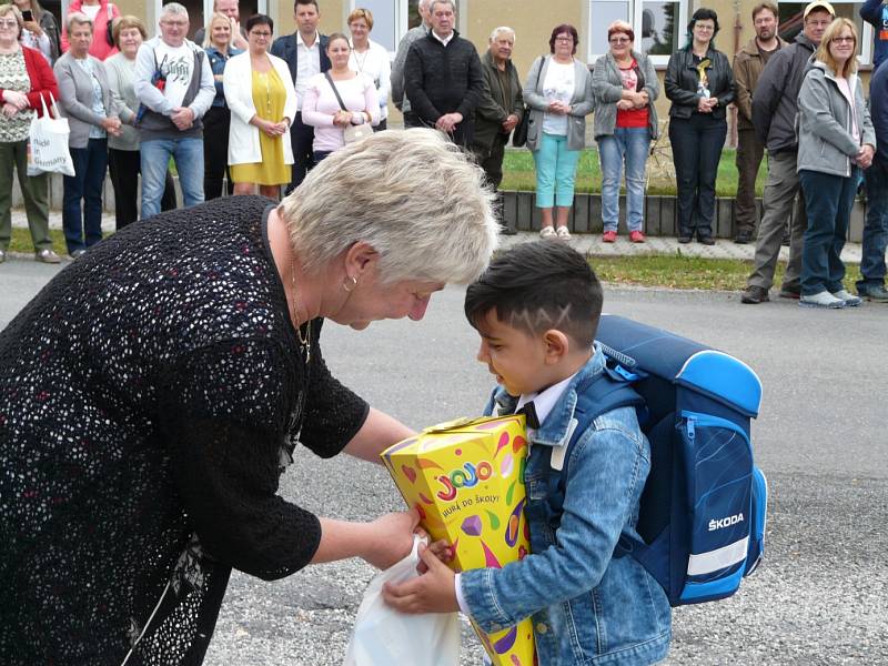 Vítání prvňáčka v kozojedské základní škole