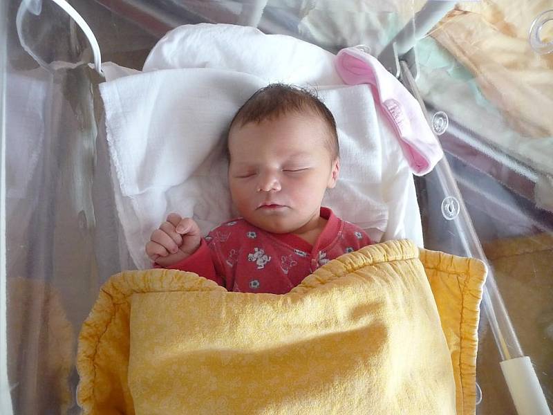 Maminka Eva Musilová a tatínek Jaroslav Görner z Plzně se radují  z narození své prvorozené dcery. Annabella (3,45 kg, 51 cm) přišla na svět 6. ledna v 10:32 ve Fakultní nemocnici v Plzni