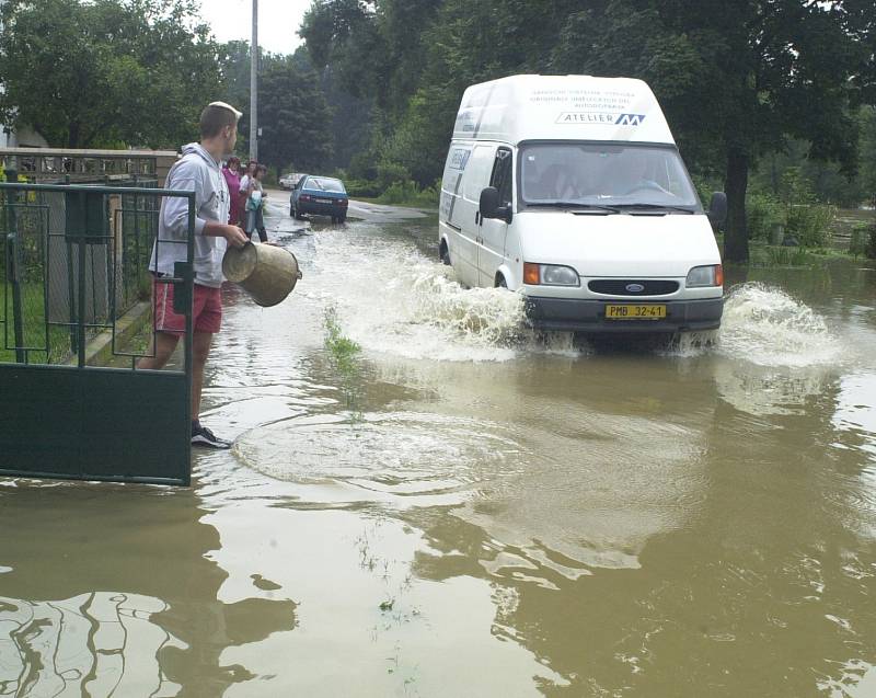 Povodně 2002 v Plzni.